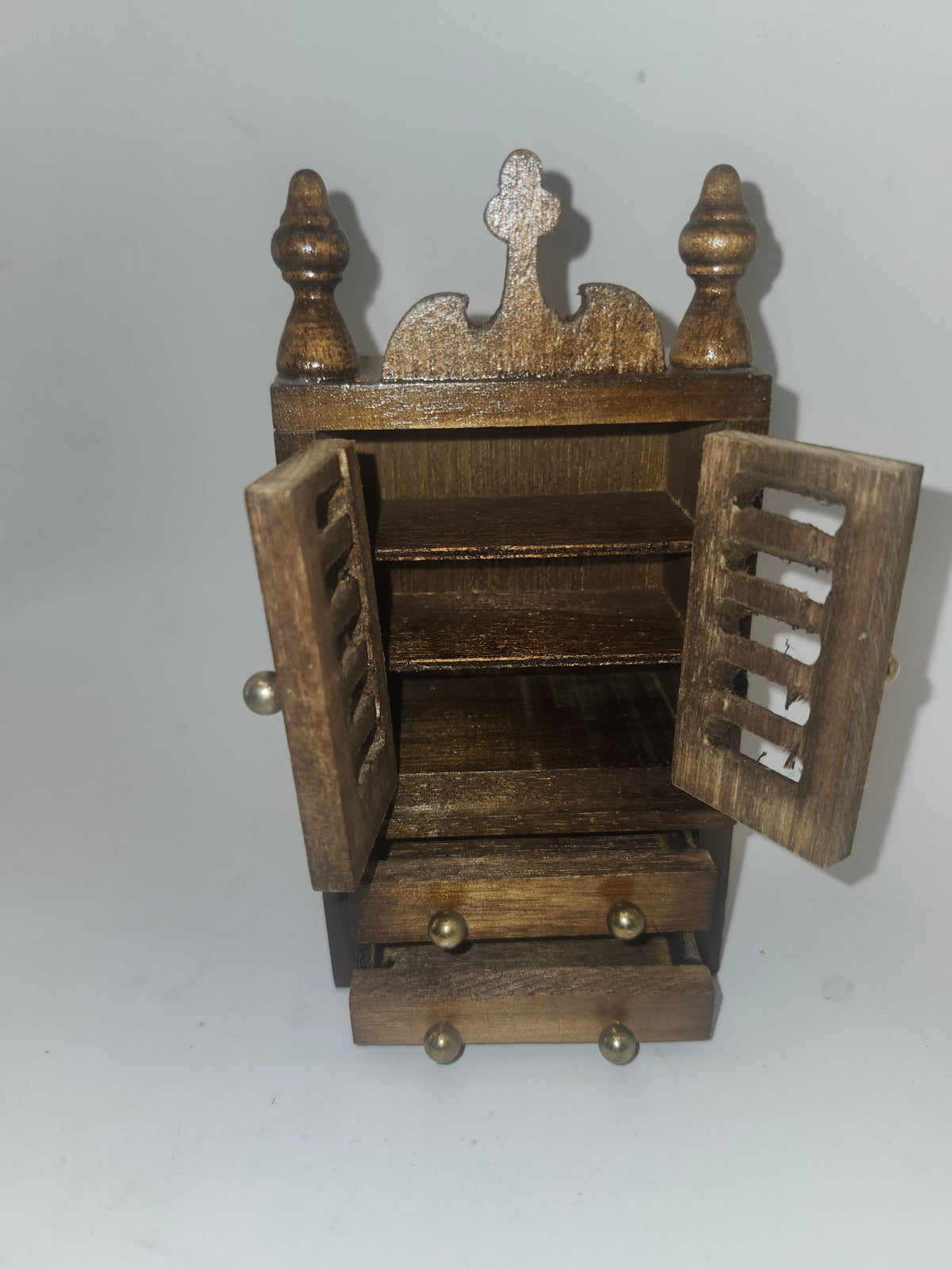 ~Miniature~ Vintage Desk Hutch & Dresser Doll Furniture