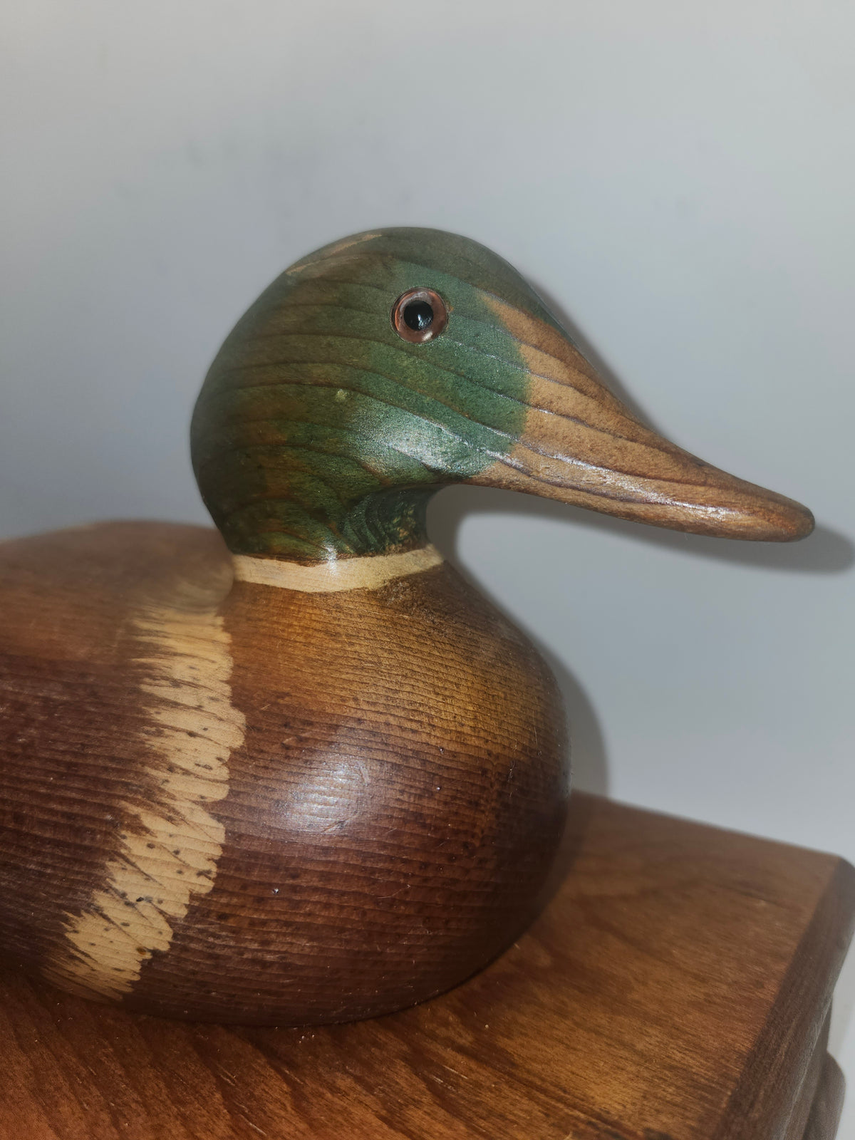 ~Folk Art~ Hand-Carved & Painted Hunting Decoy Box