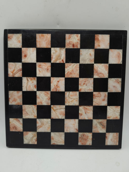 ~Inlaid Marble~ Chessboard Plate / Tray