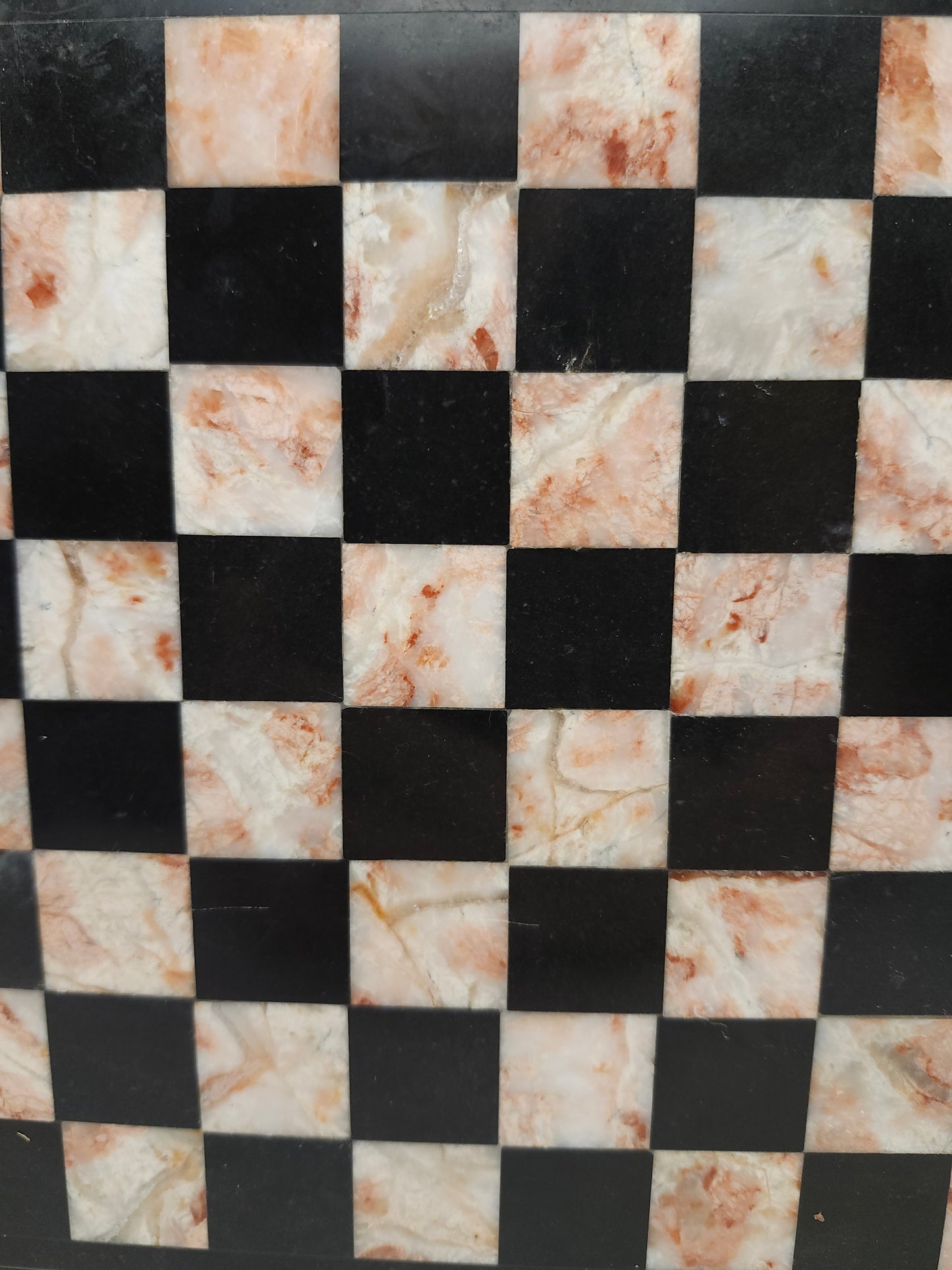 ~Inlaid Marble~ Chessboard Plate / Tray