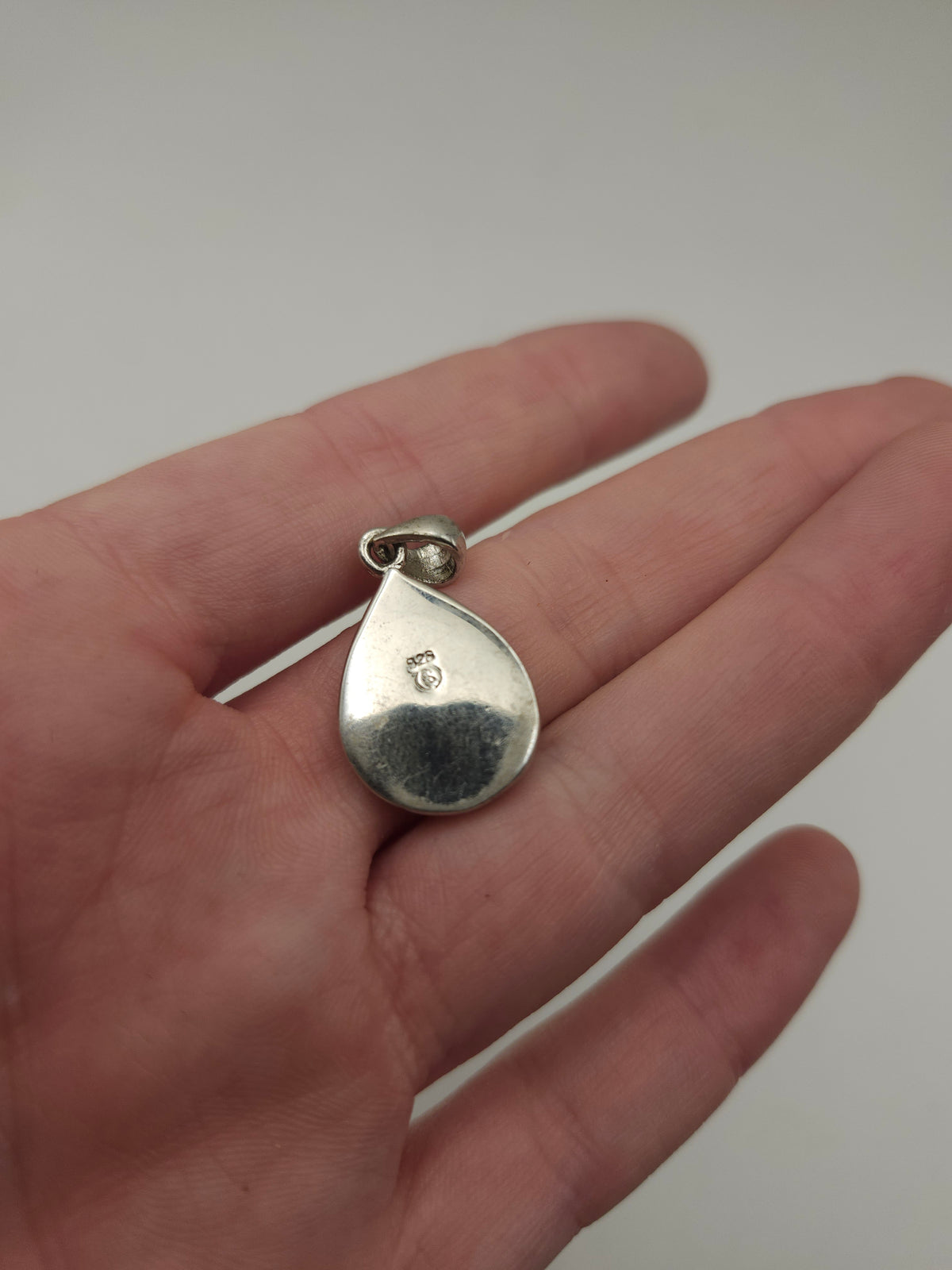 ~925~ Sterling & Opal Pendant