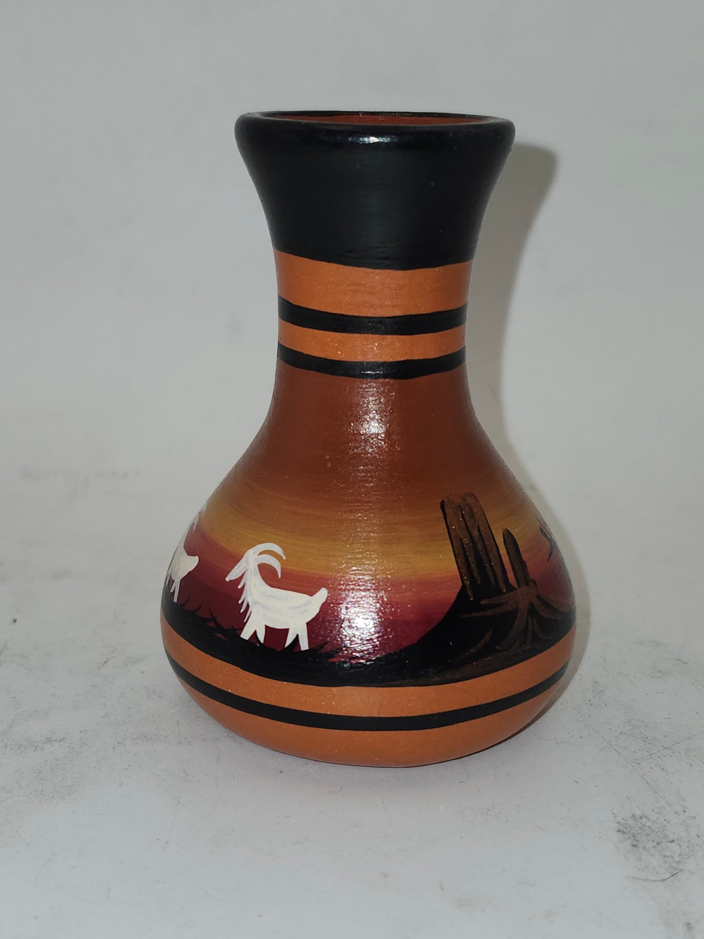 *Navajo* (Dine) Signed Hand-Painted Vase