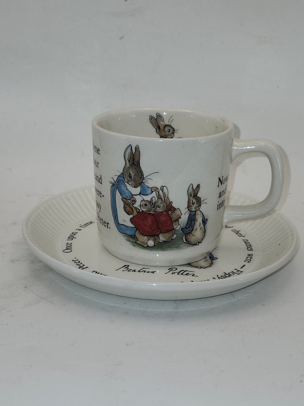 *Peter Rabbit* Wedgewood Porcelain Plate & Teacup Set
