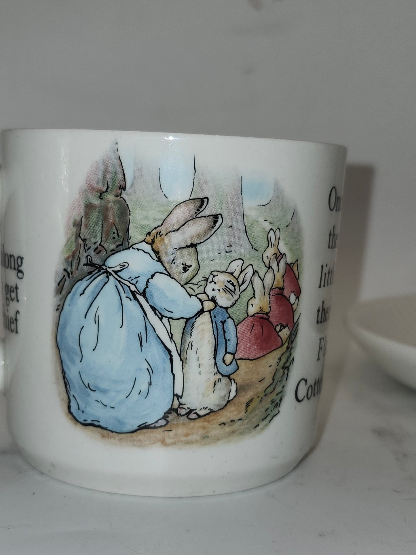 *Peter Rabbit* Wedgewood Porcelain Plate & Teacup Set