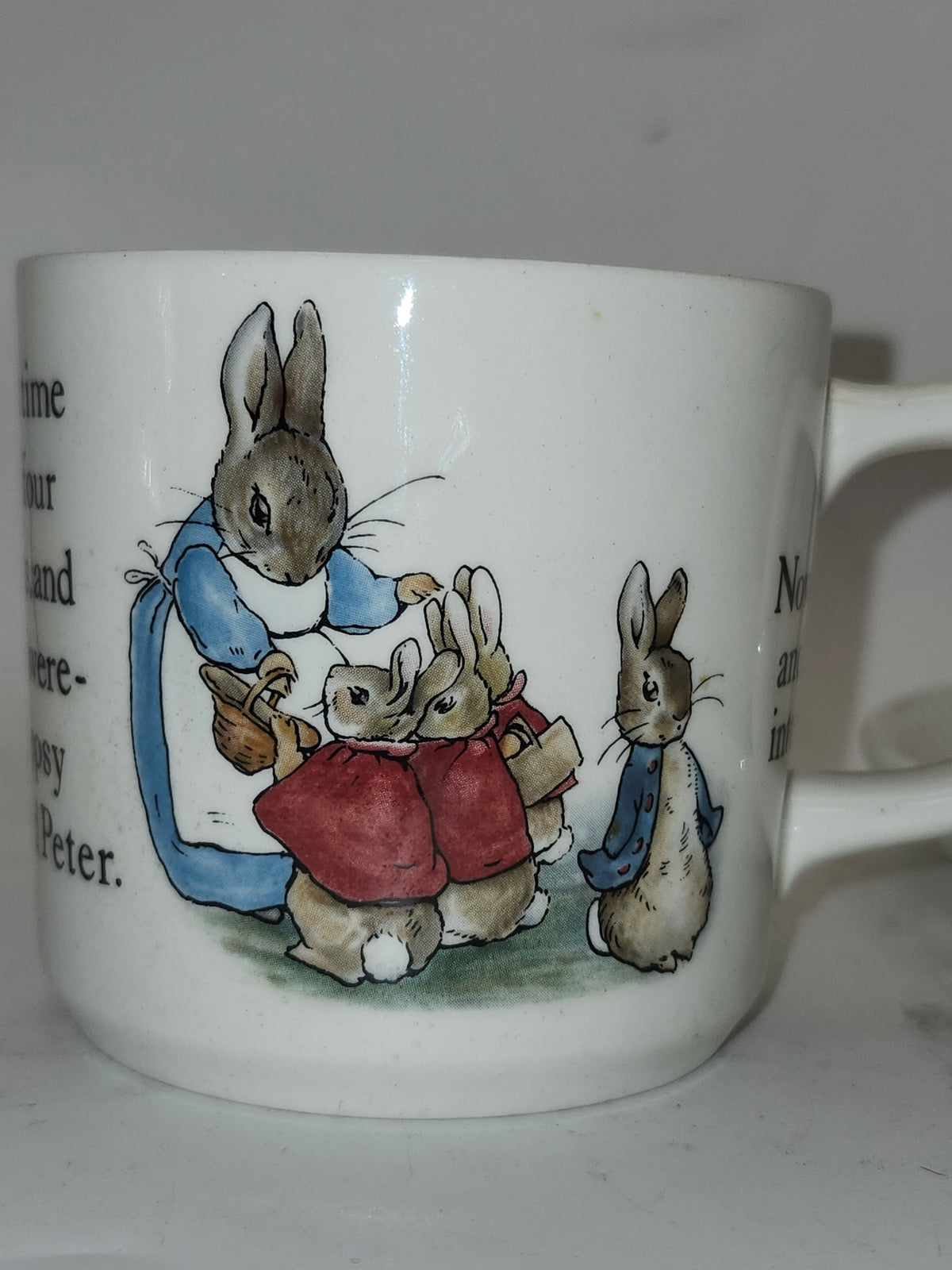 *Peter Rabbit* Wedgewood Porcelain Plate & Teacup Set