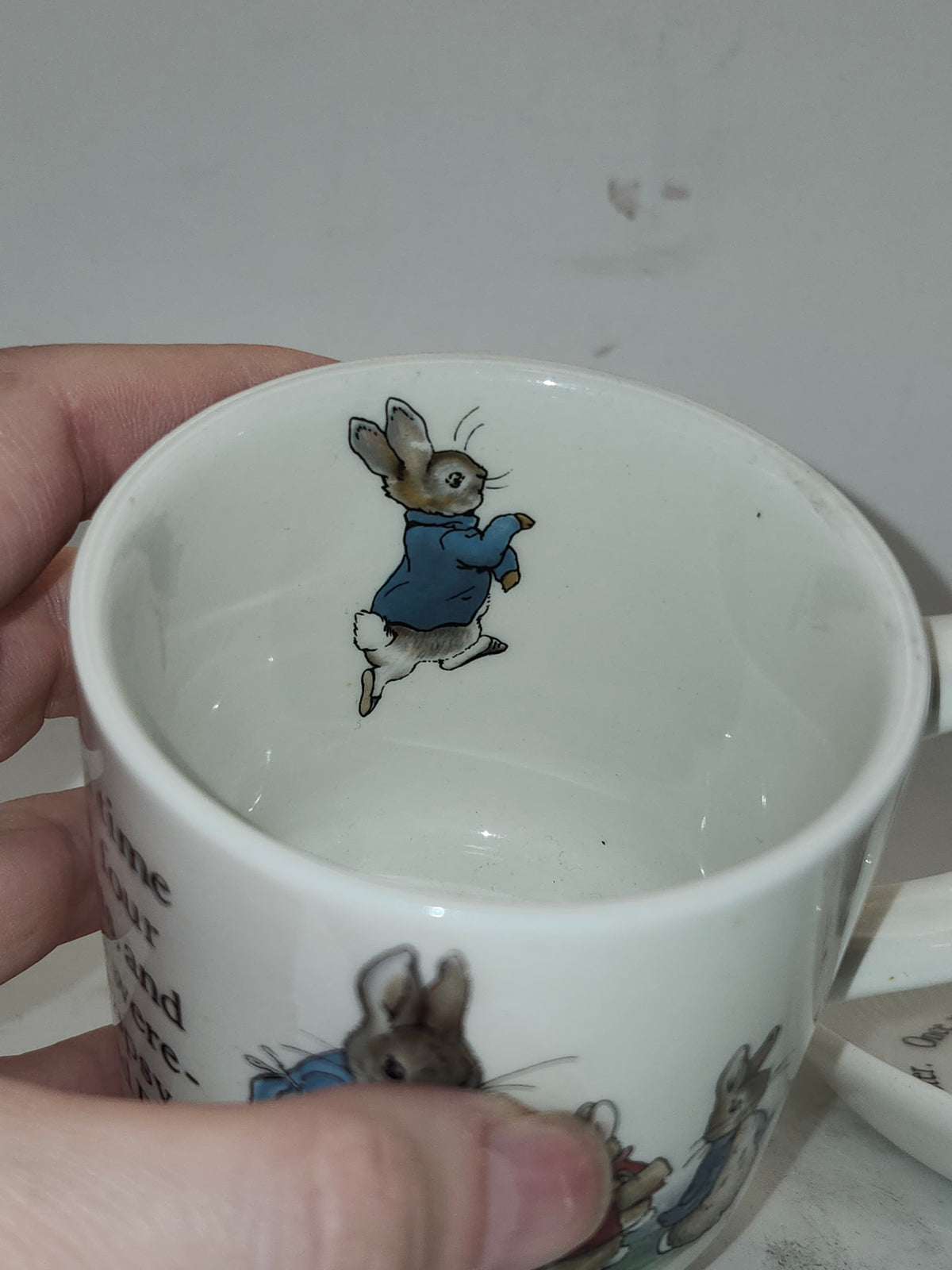 *Peter Rabbit* Wedgewood Porcelain Plate & Teacup Set