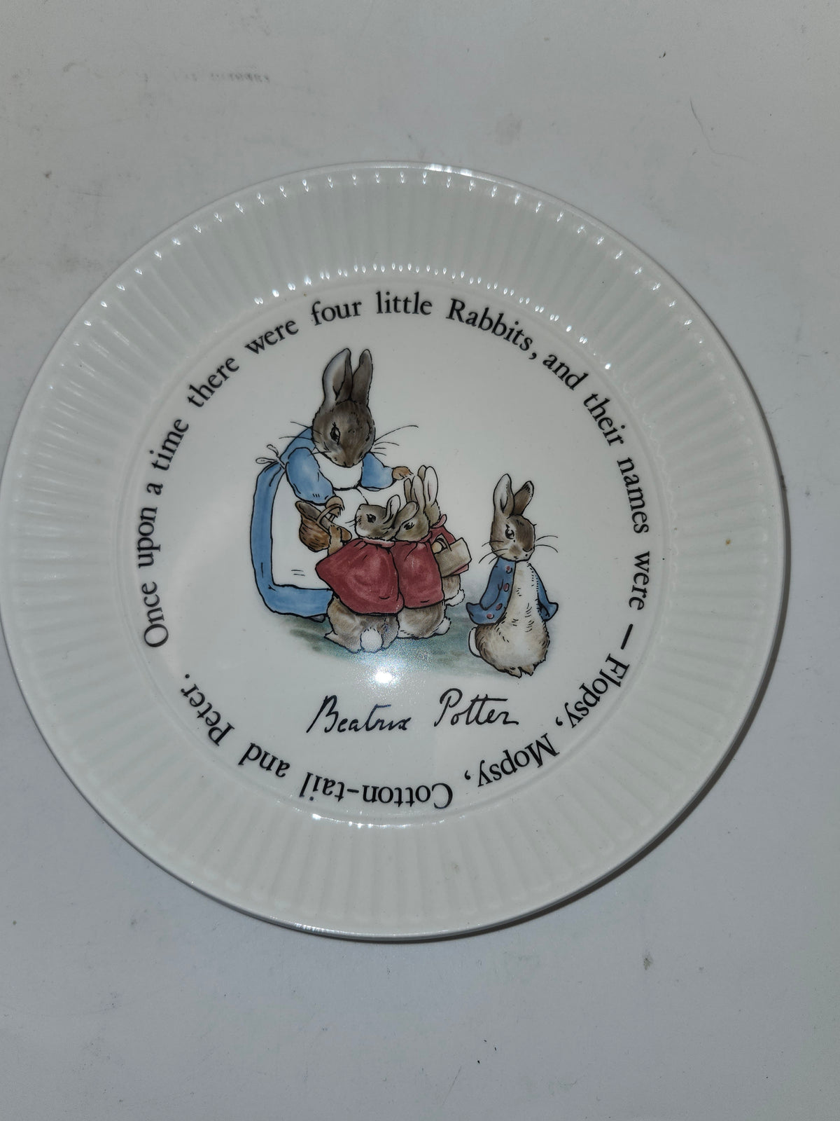 *Peter Rabbit* Wedgewood Porcelain Plate & Teacup Set