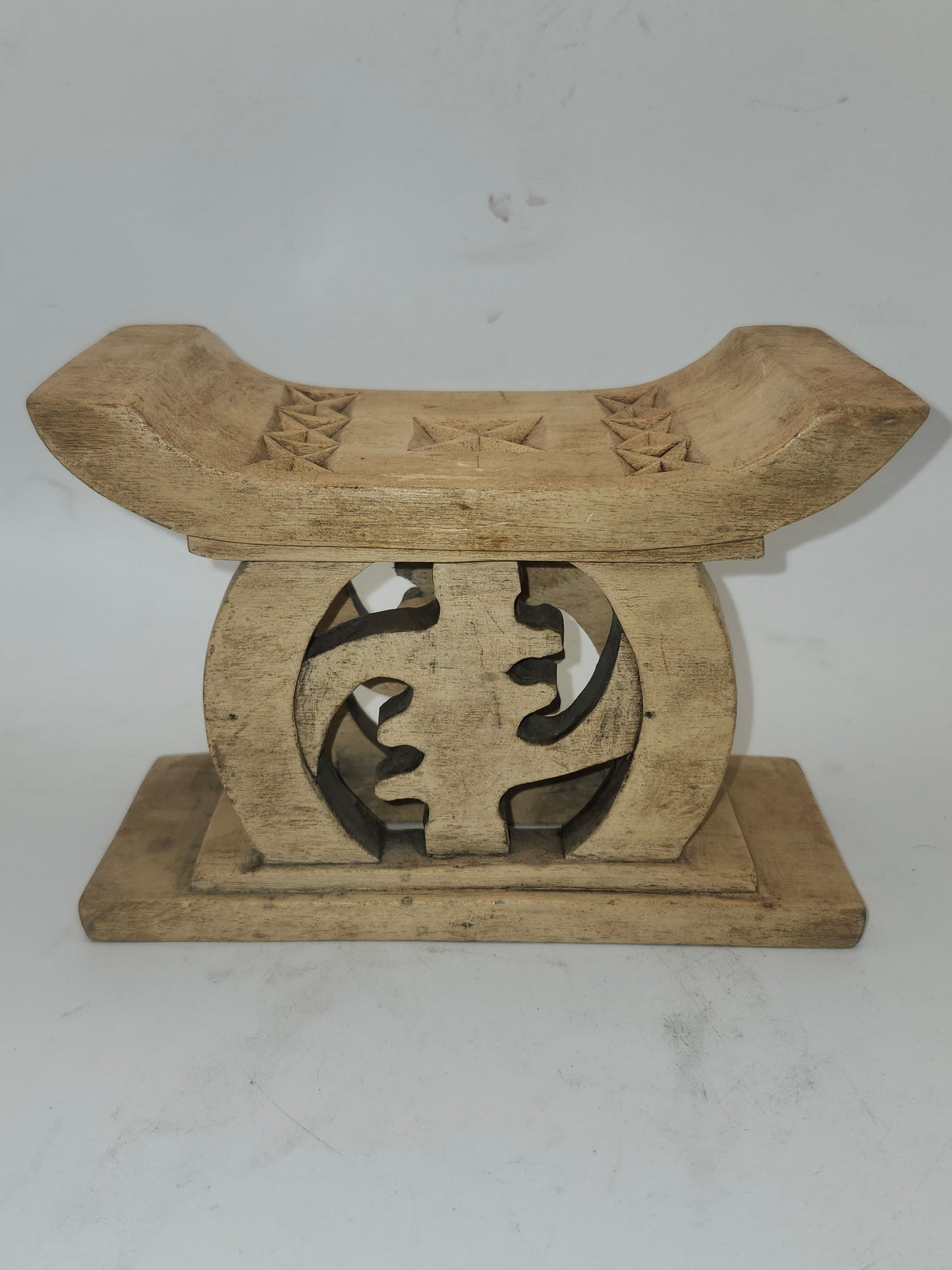*Ghanaian Ashanti Stool* Hand-Carved Replica Souvenir