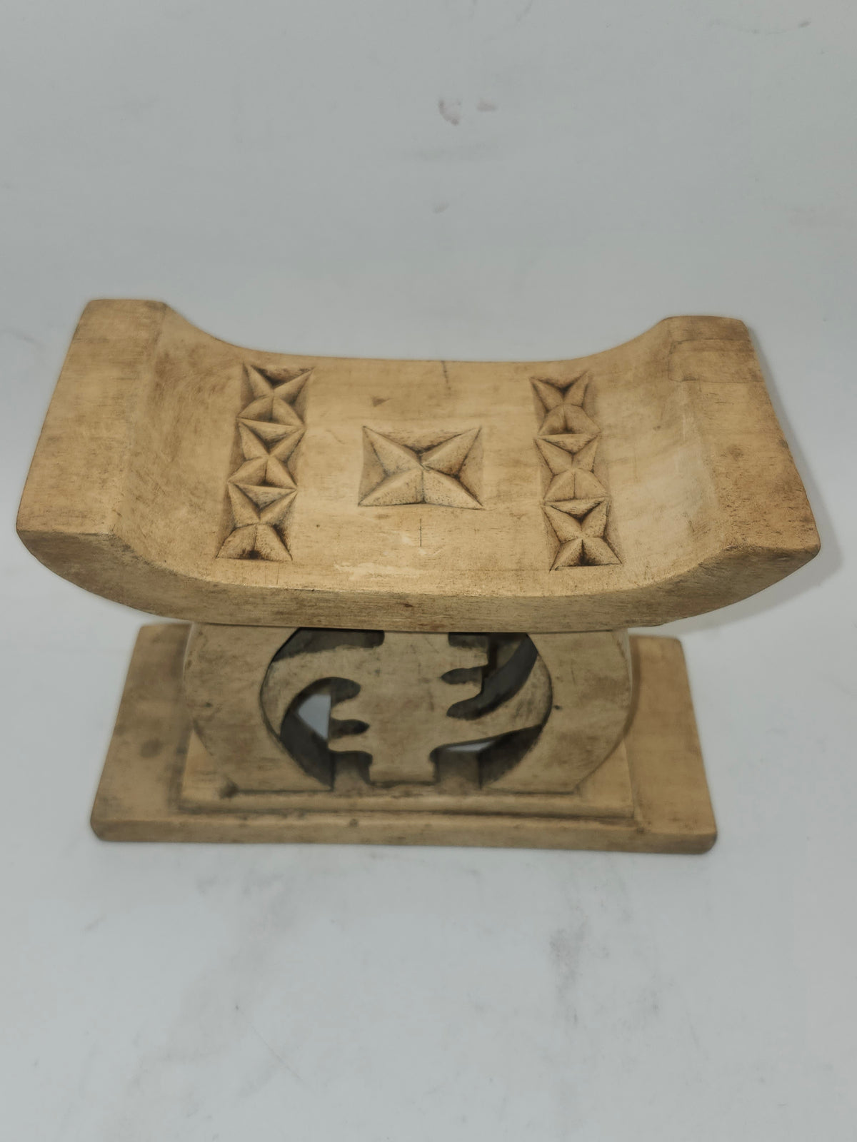 *Ghanaian Ashanti Stool* Hand-Carved Replica Souvenir