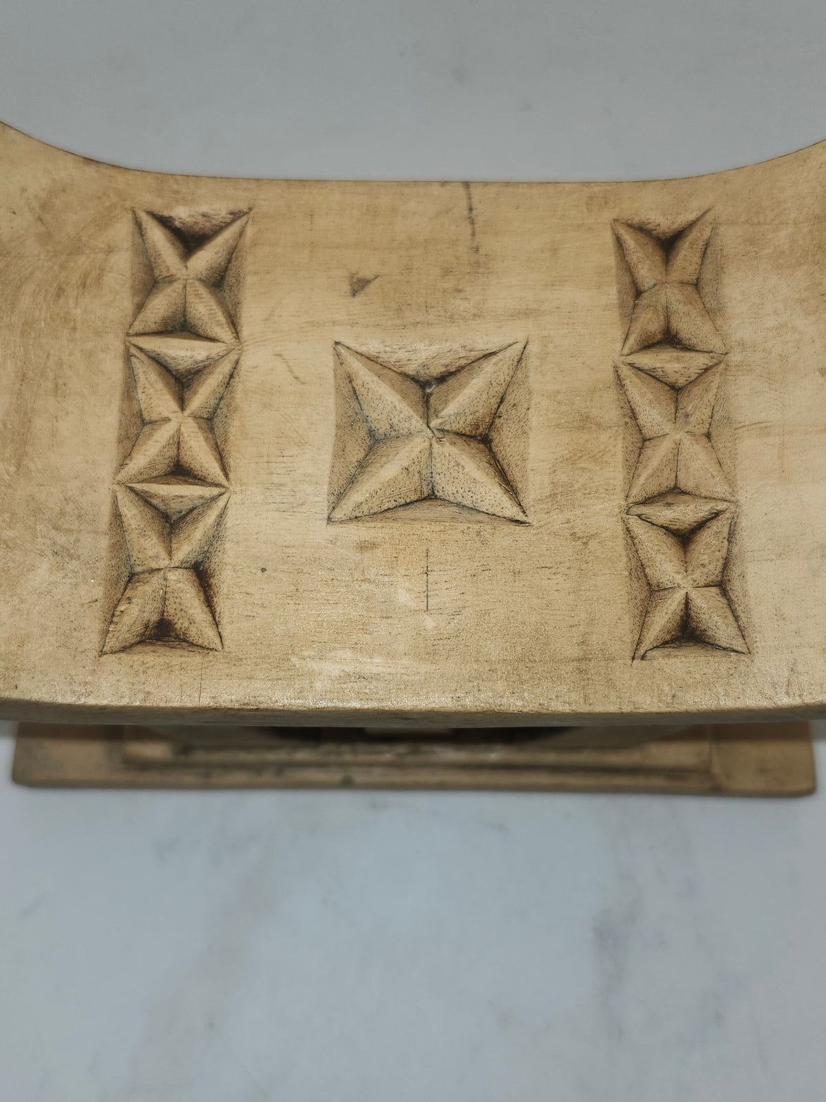 *Ghanaian Ashanti Stool* Hand-Carved Replica Souvenir