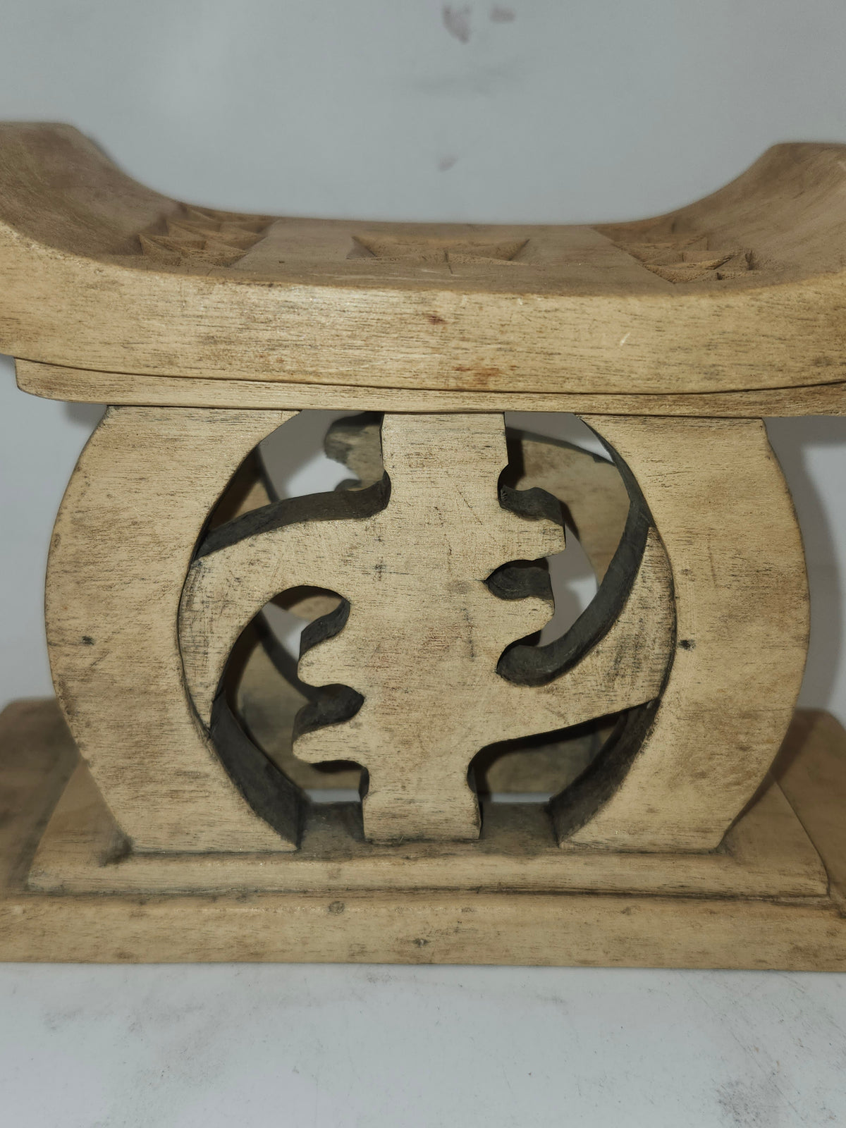 *Ghanaian Ashanti Stool* Hand-Carved Replica Souvenir