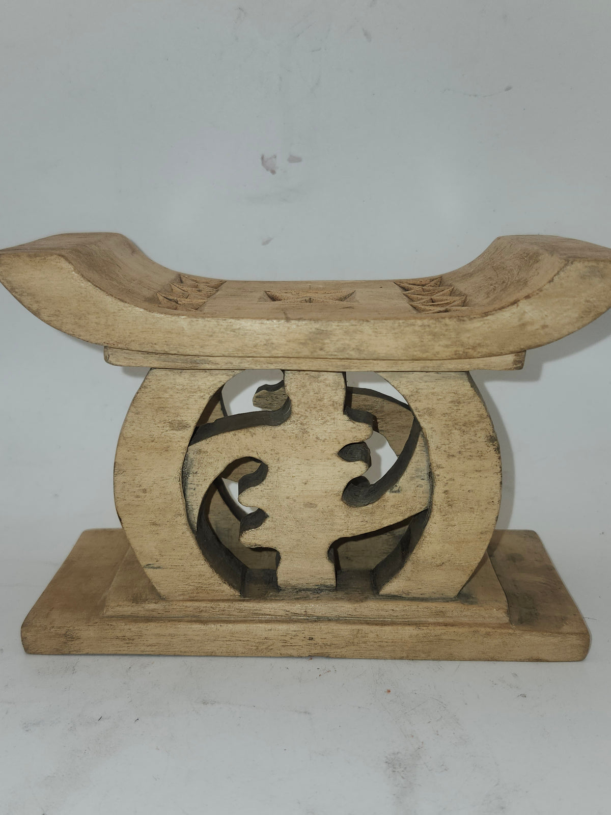 *Ghanaian Ashanti Stool* Hand-Carved Replica Souvenir