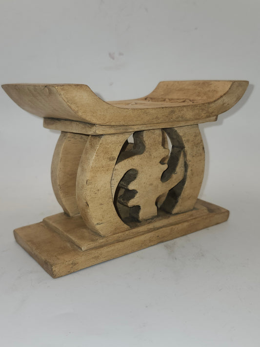 *Ghanaian Ashanti Stool* Hand-Carved Replica Souvenir