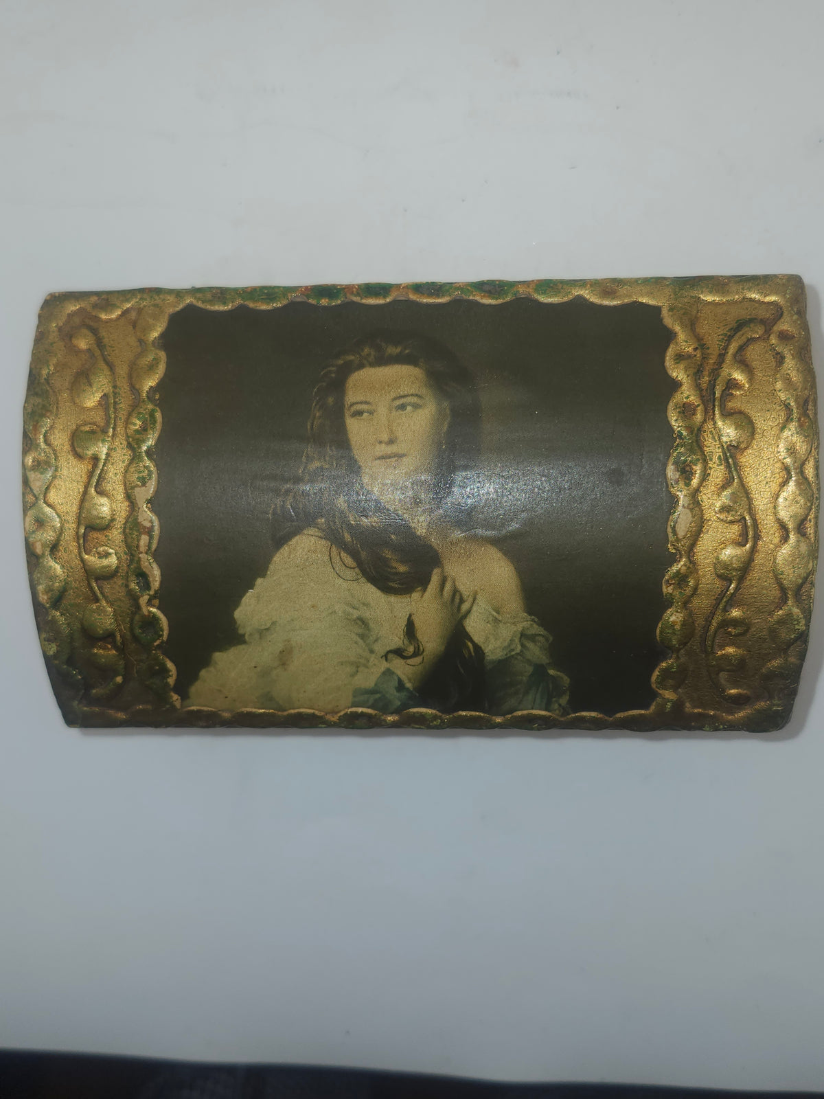*Italian Florentine* Gilded Domed Trinket / Jewelry Box