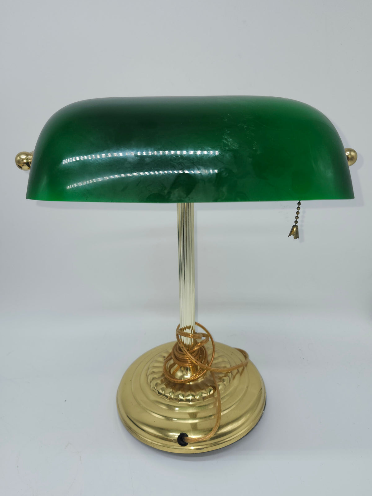 *Brass* Vintage Banker's Lamp