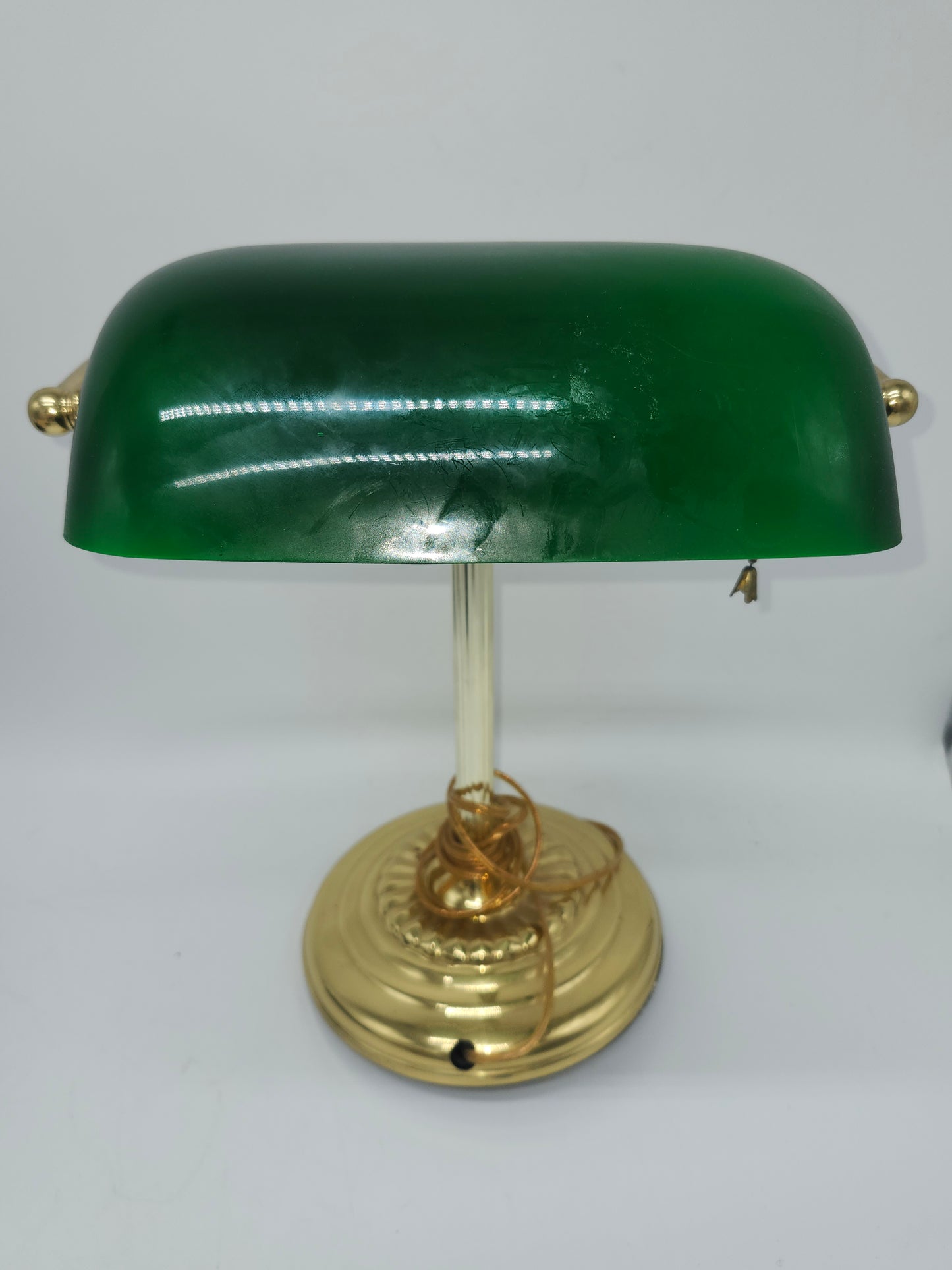 *Brass* Vintage Banker's Lamp