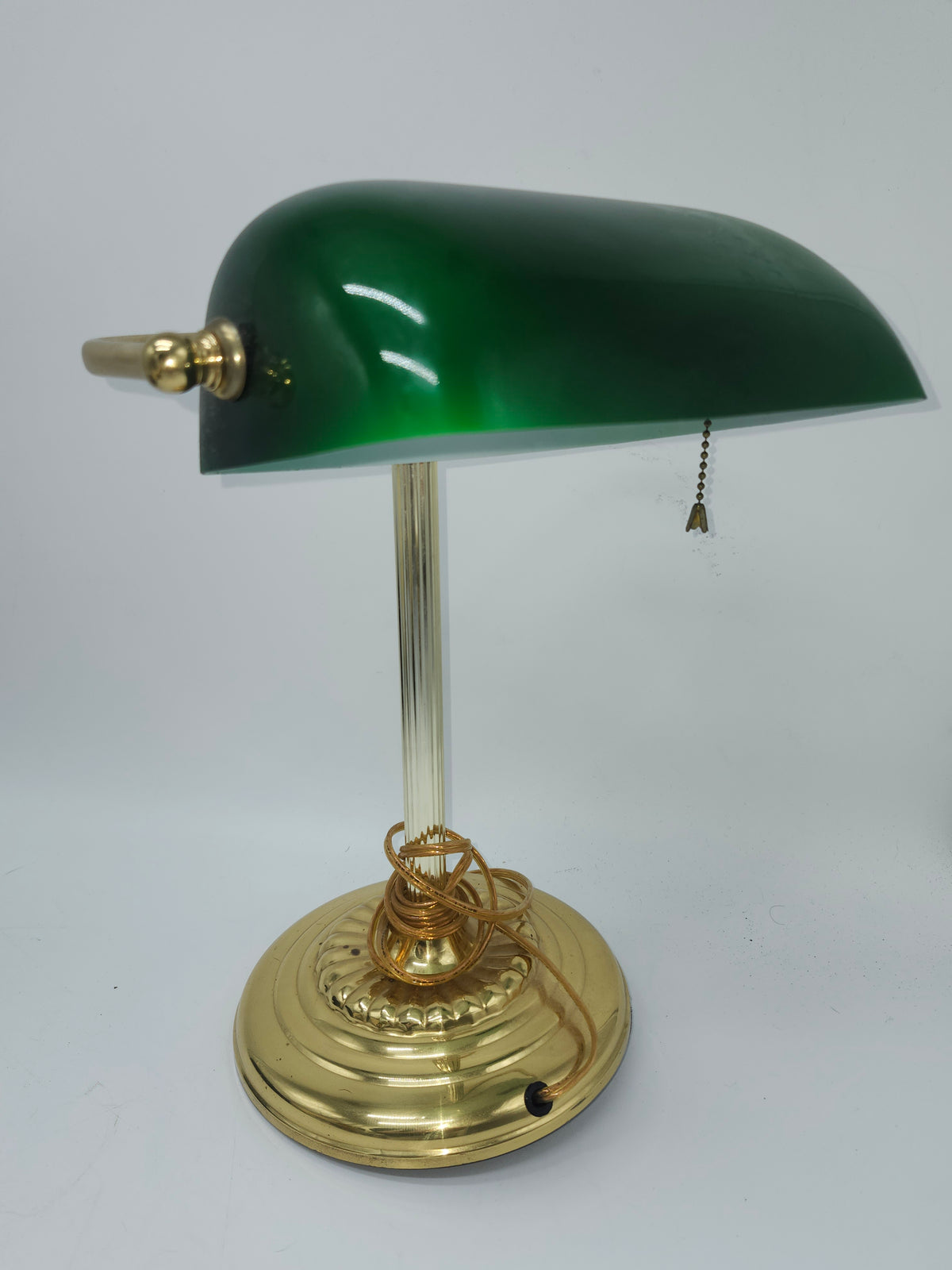 *Brass* Vintage Banker's Lamp