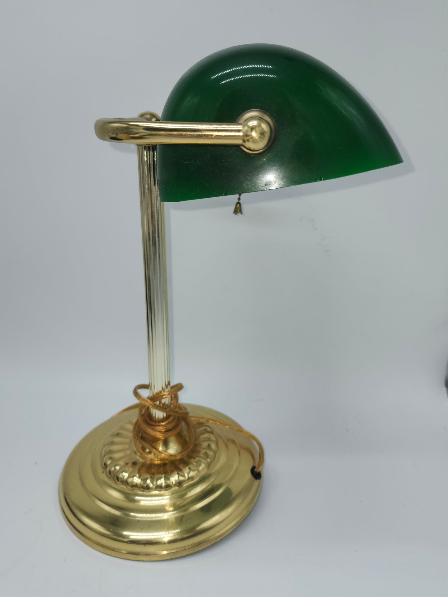 *Brass* Vintage Banker's Lamp