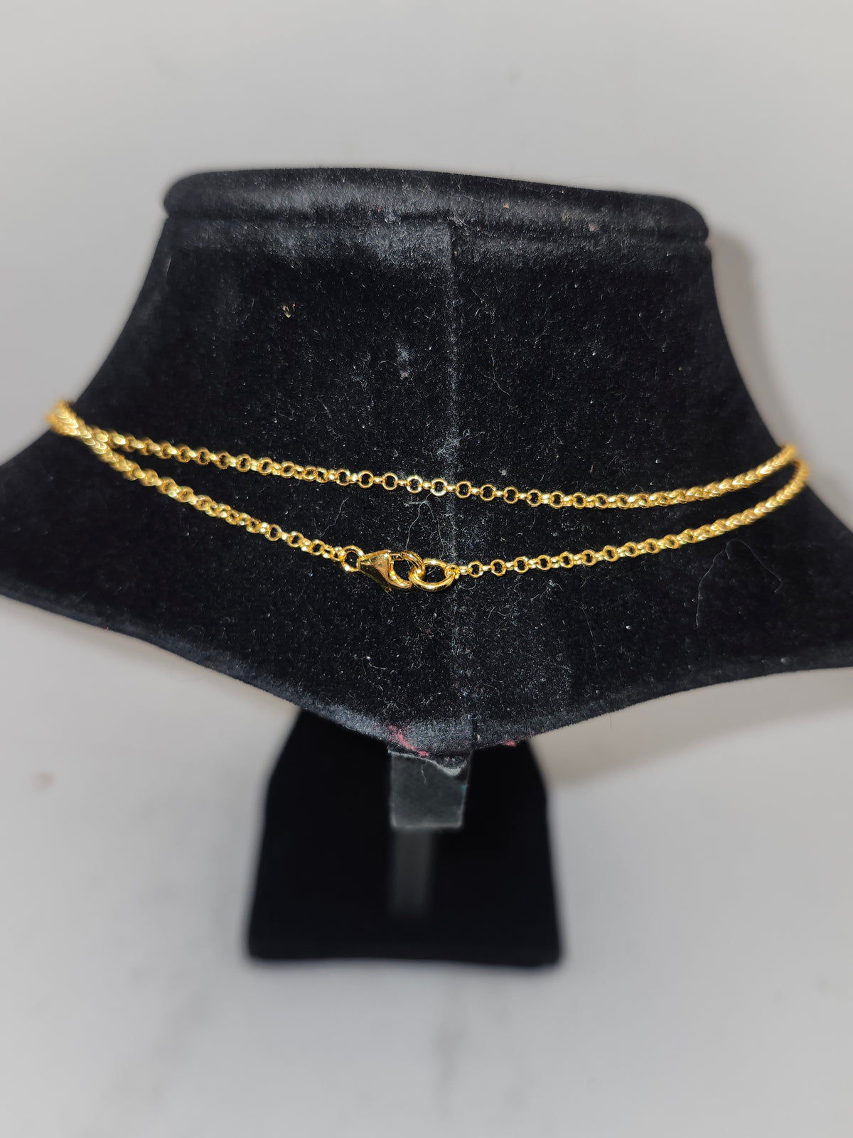 -925- Gold-Plated Statement / Layering Necklace
