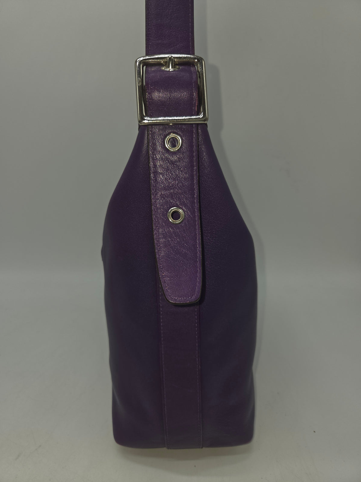 -Coach- Vintage "Legacy Leather Duffle" (Style No. 19889) in Ultraviolet Purple