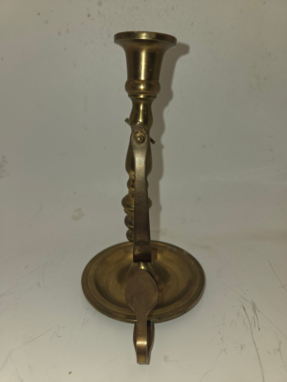 -Vintage- Brass Nautical Ship Gimbal Candle Holder
