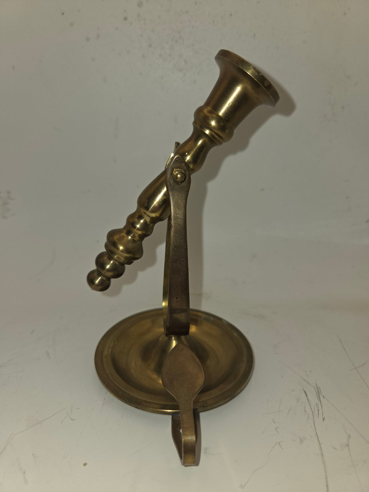 -Vintage- Brass Nautical Ship Gimbal Candle Holder