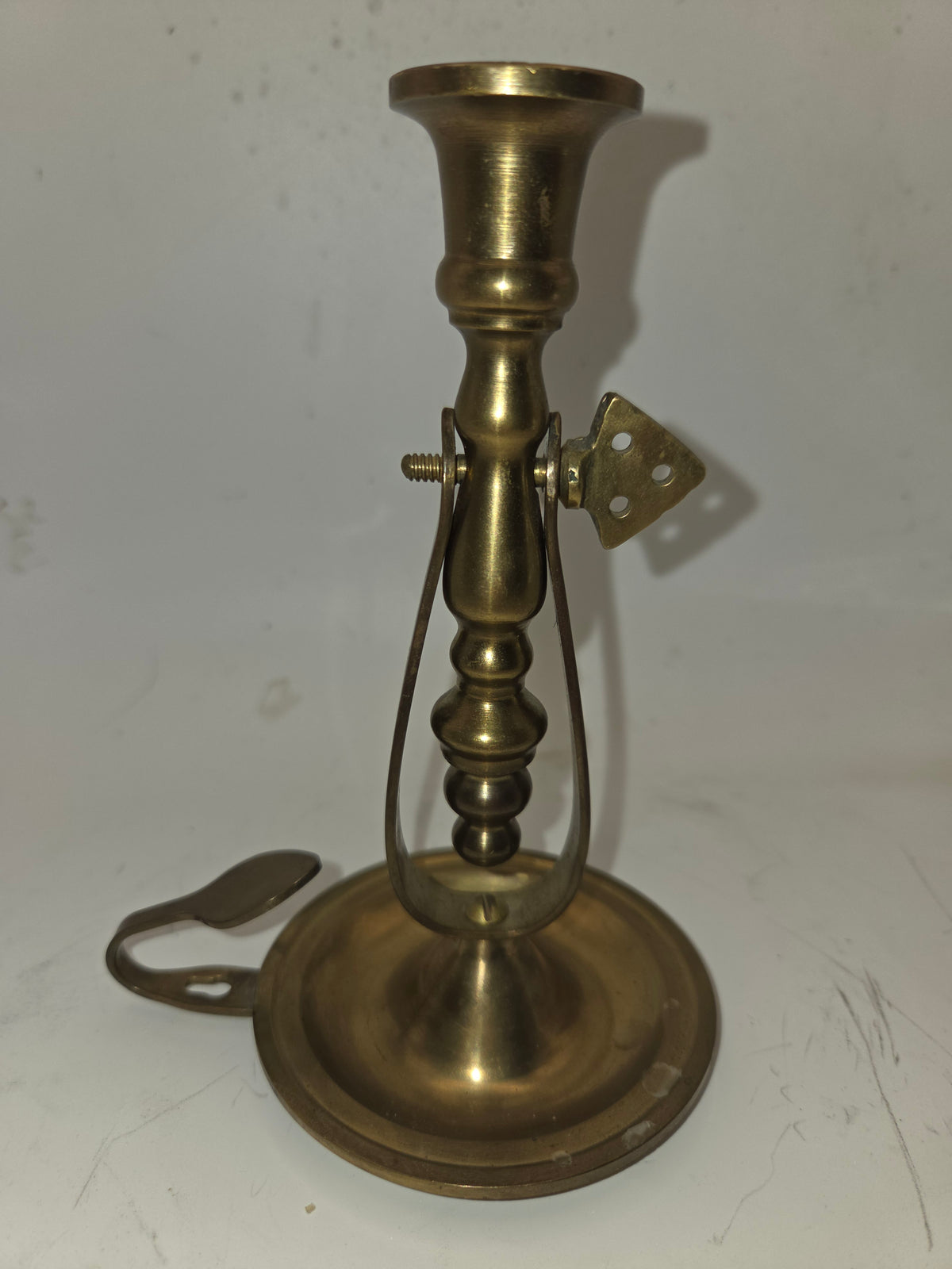 -Vintage- Brass Nautical Ship Gimbal Candle Holder