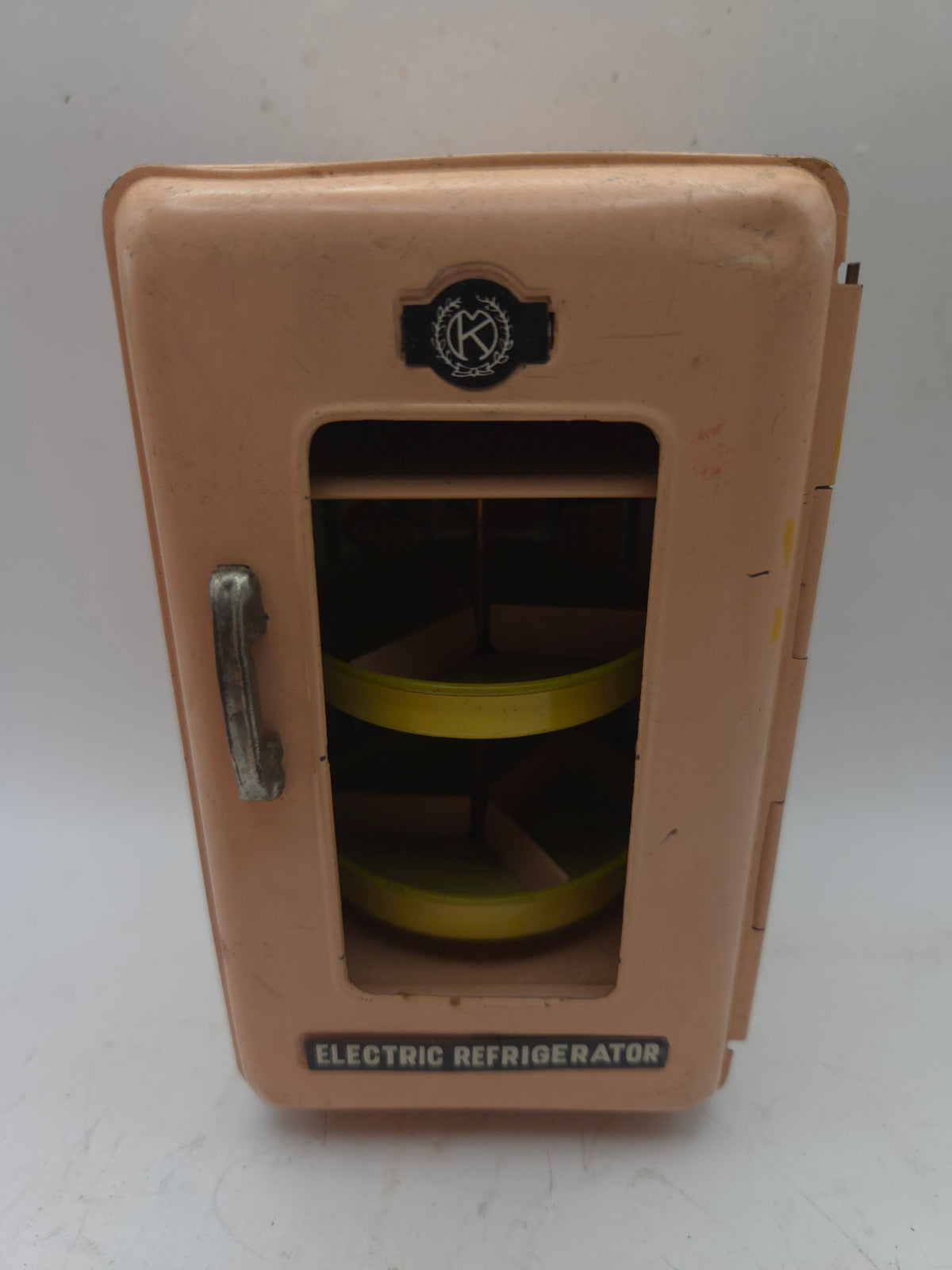 -Vintage- 1960s Tin Japanese Miniature Fridge & Stovetop