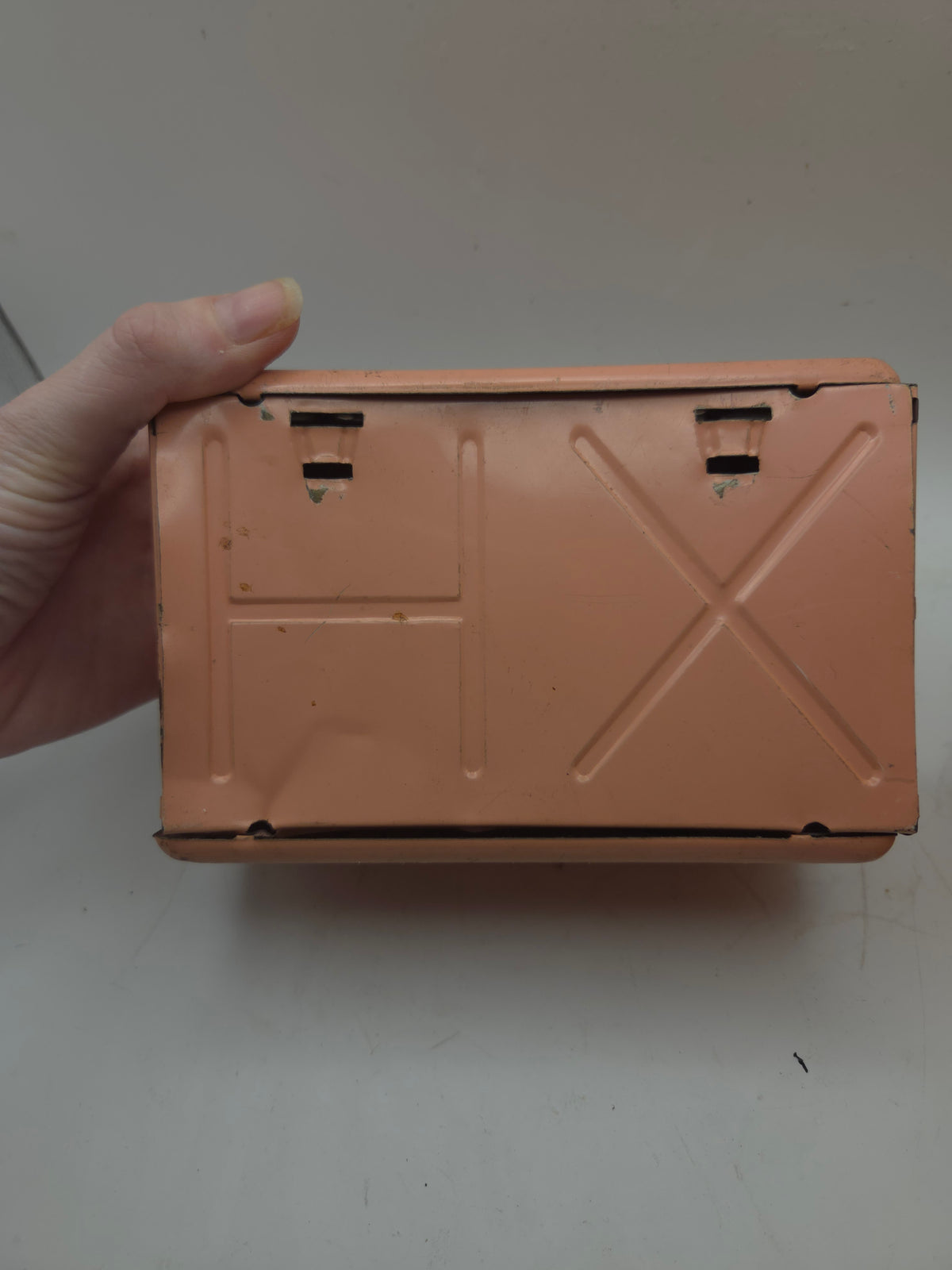 -Vintage- 1960s Tin Japanese Miniature Fridge & Stovetop
