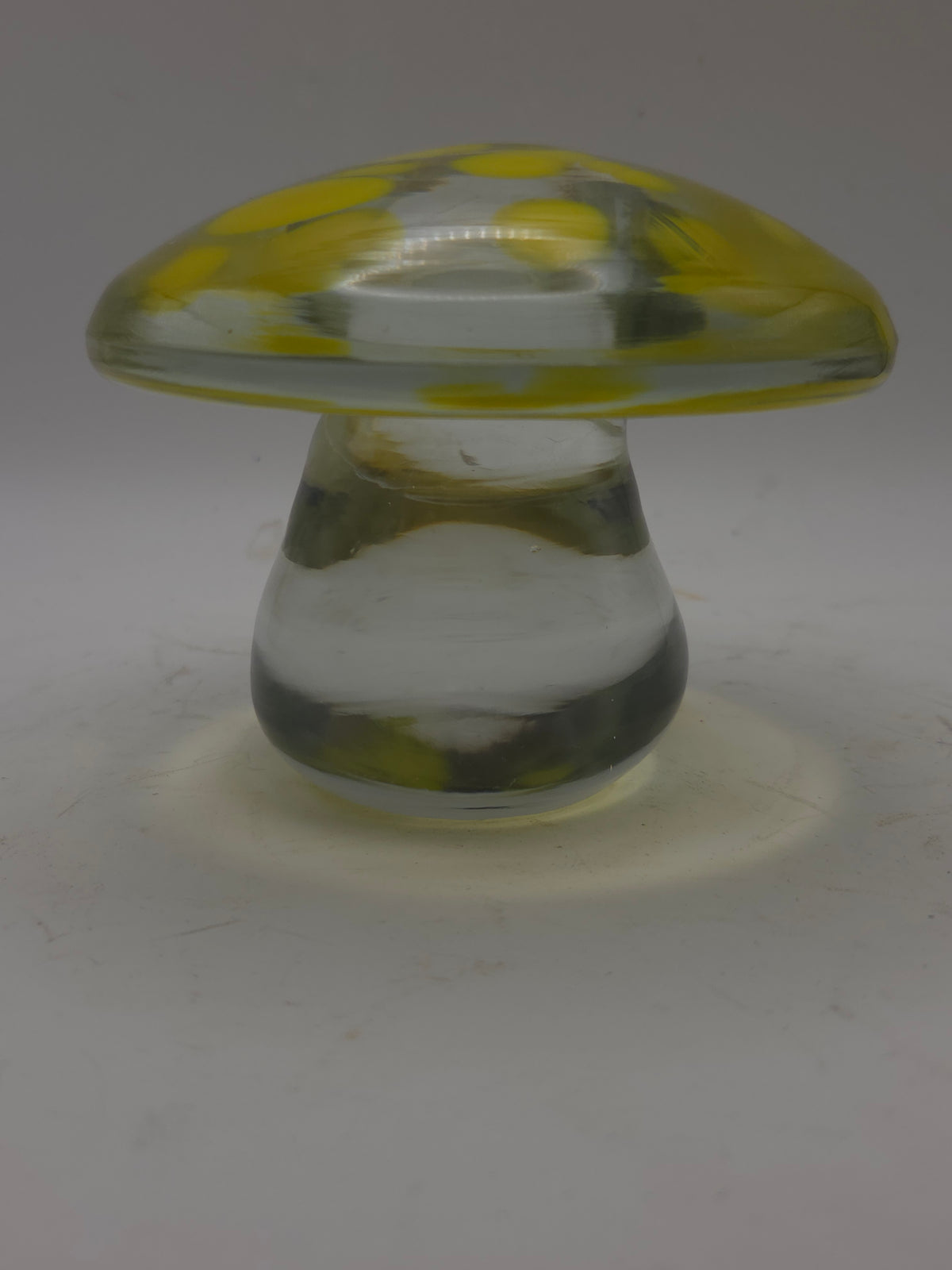 -Mushroom- Blown Glass Paperweight by Blenko