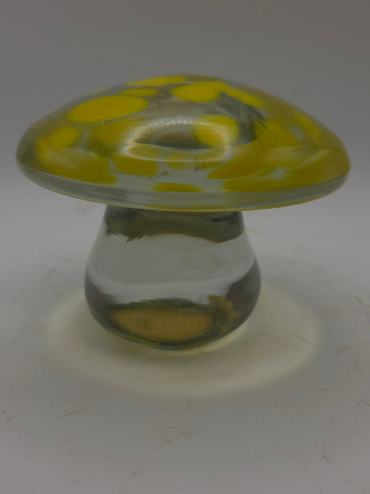 -Mushroom- Blown Glass Paperweight by Blenko