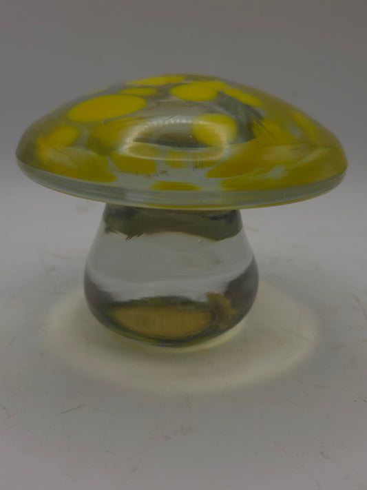 -Mushroom- Blown Glass Paperweight by Blenko