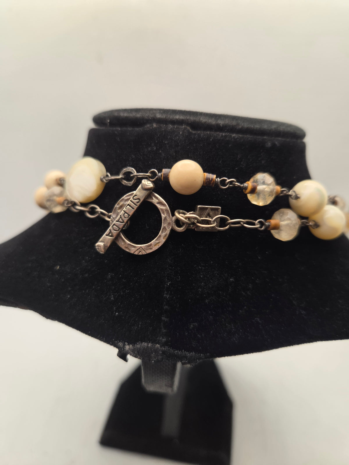 *925* Sterling & Gemstone Silpada Statement Necklace