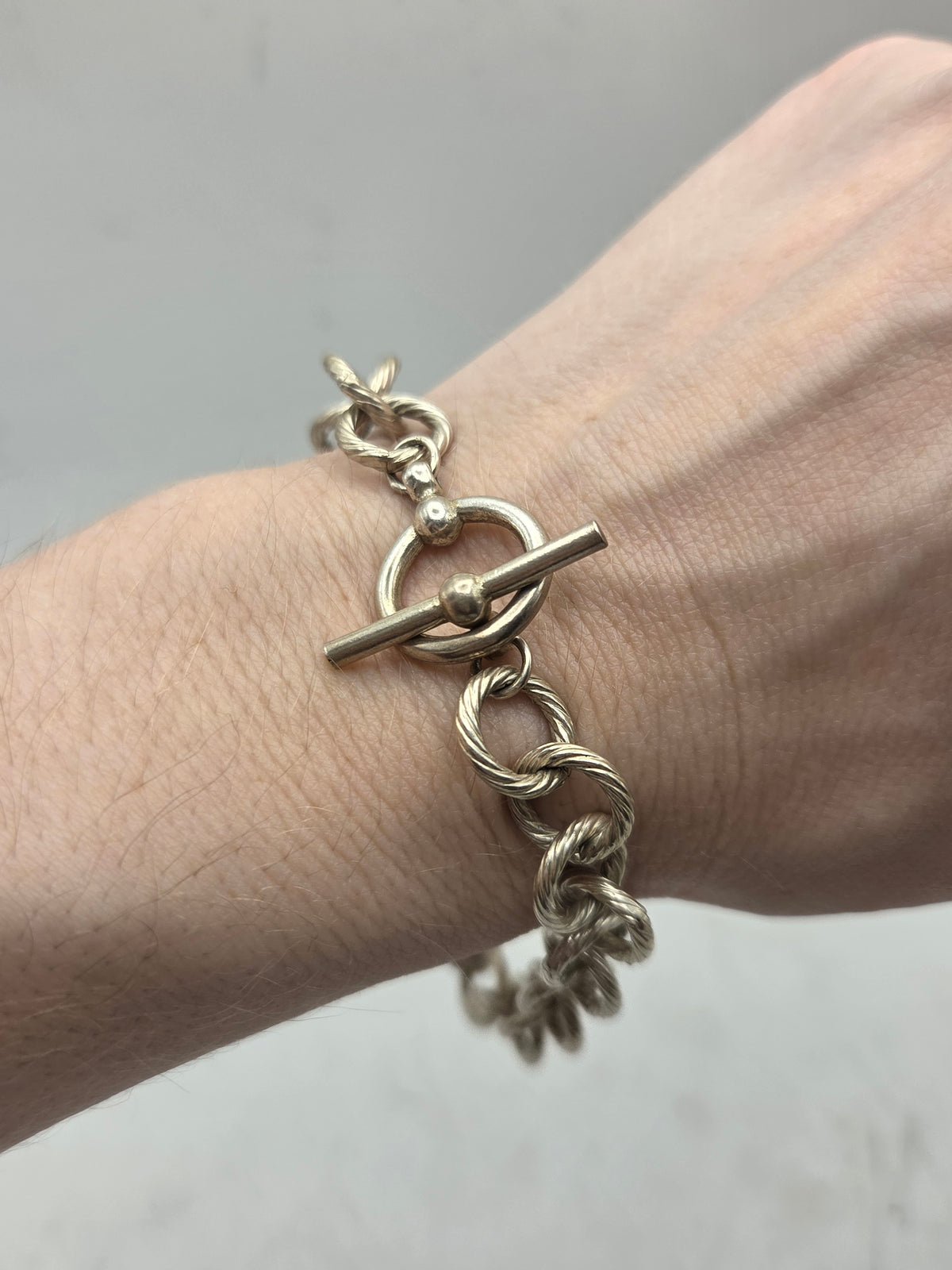 *925* Sterling Oval Chain Link Bracelet