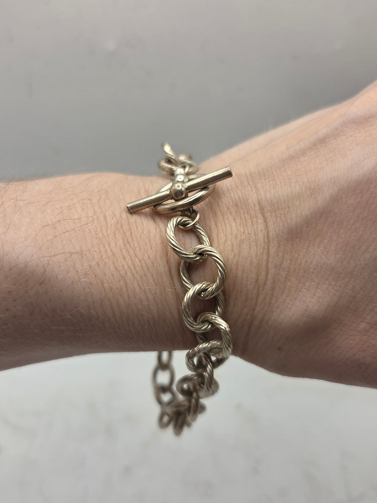*925* Sterling Oval Chain Link Bracelet