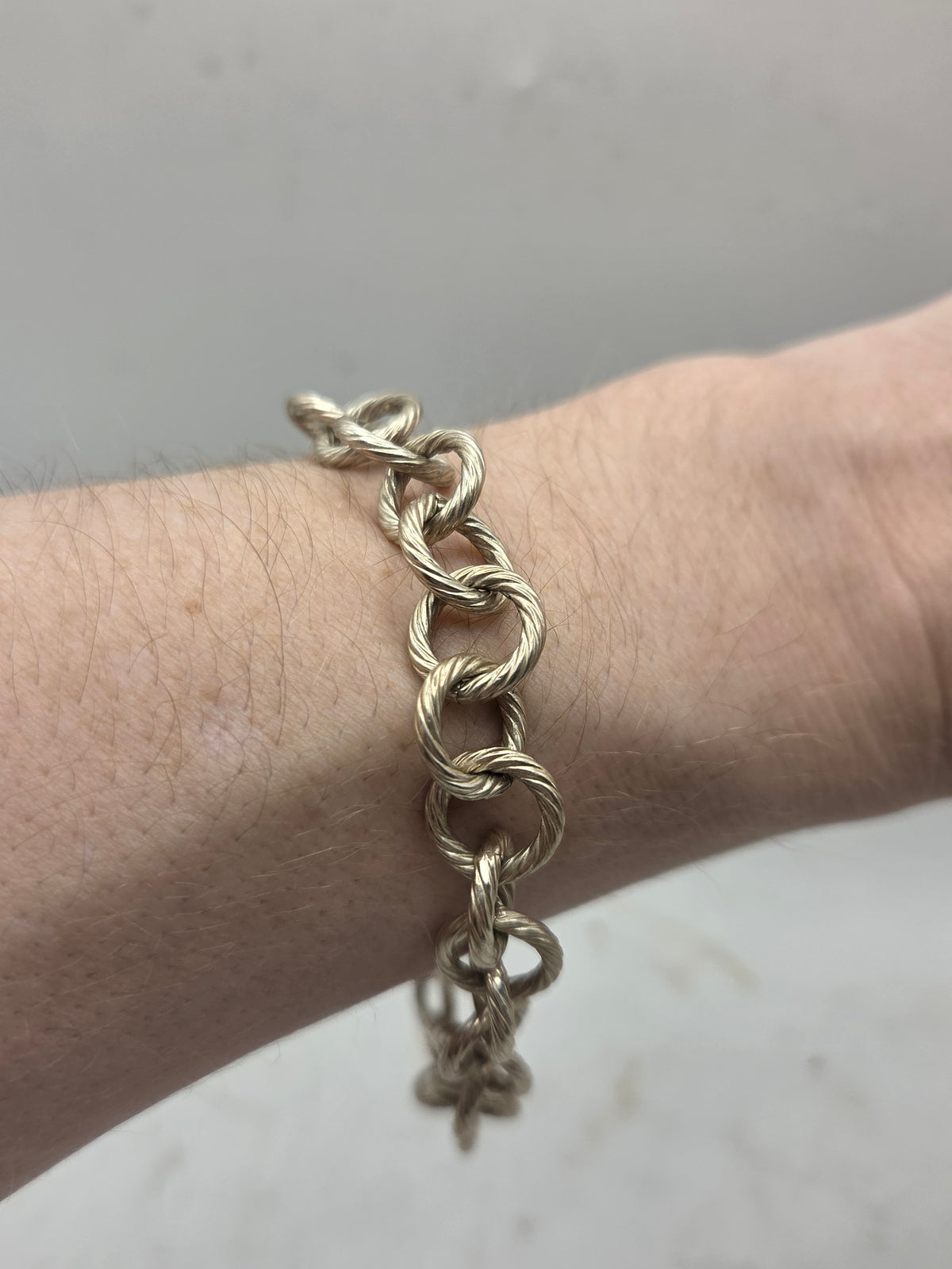 *925* Sterling Oval Chain Link Bracelet