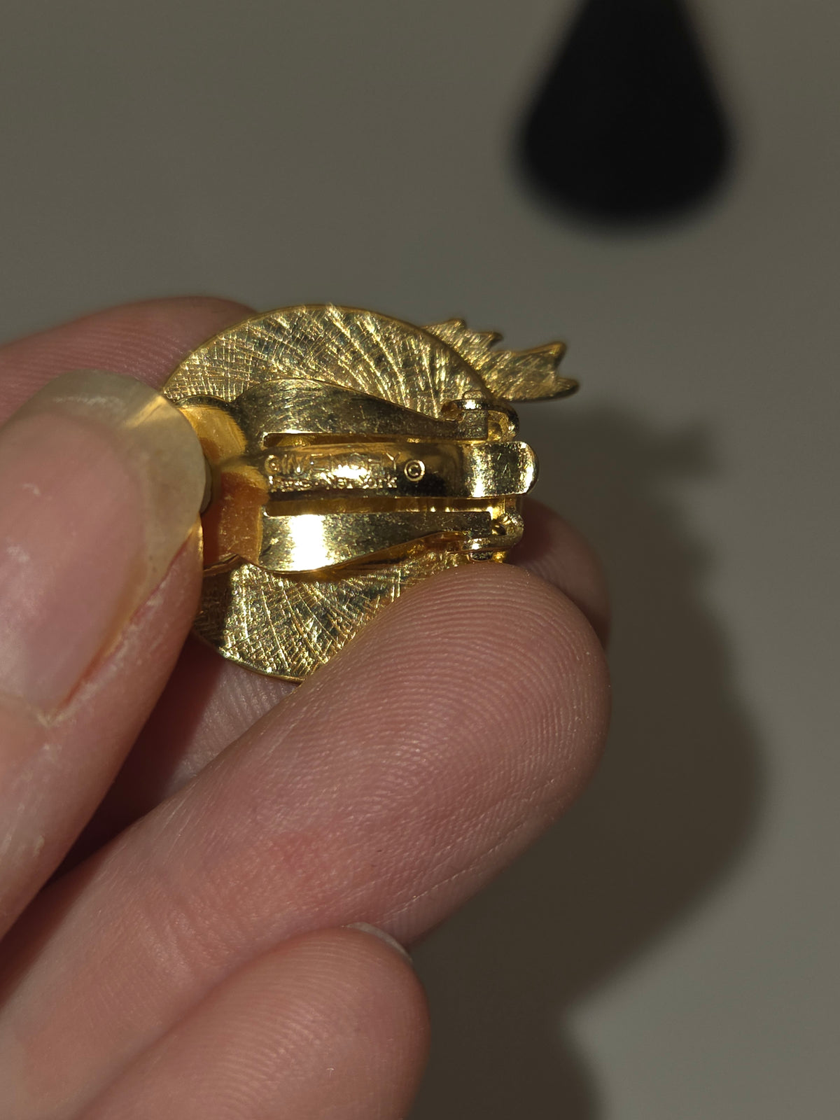 *Givenchy* RARE Vintage Straw Hat Clip On Earrings