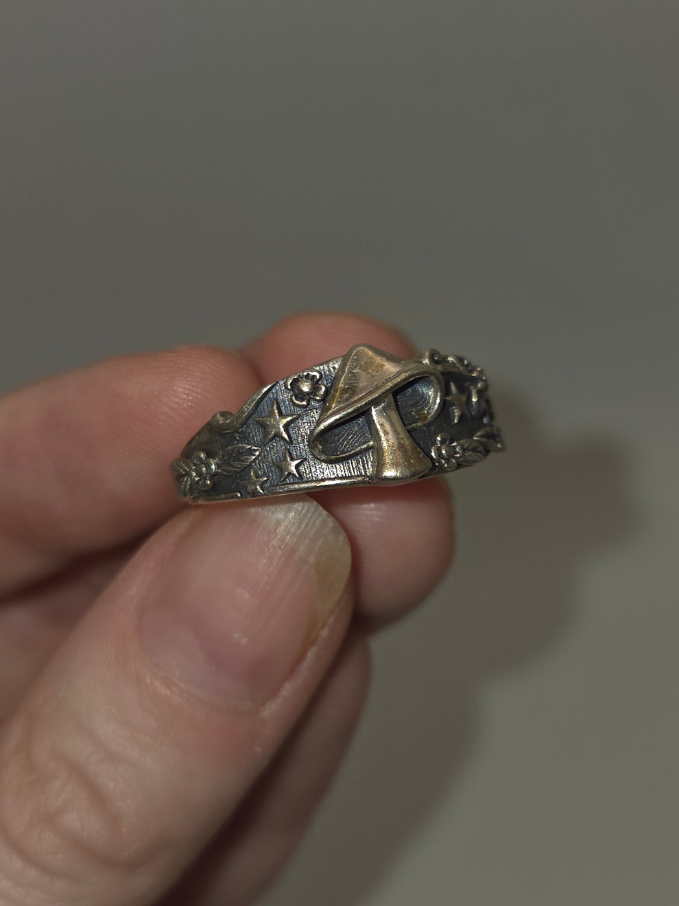 *925* Sterling Mushroom Cottage Core Ring Size 10 – Kelsey Olive's Closet