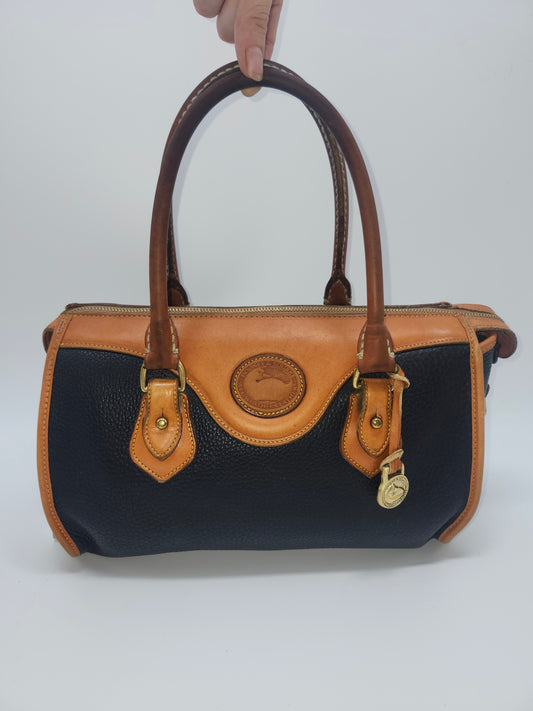 *Vintage* Dooney & Bourke Pebble Grain Leather Satchel Purse