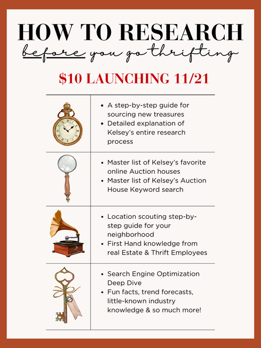 **Thrifting Guide: How to research before thrifting
